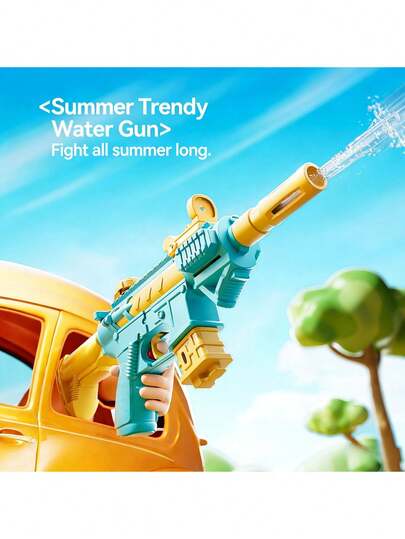 Realistic M416 Water Gun Toy, Automatic Recoil Water Pistol, Summer Swimming Pool Beach Shooting Game Outdoor Toy, Children & Adult Water Gun, Summer Gift