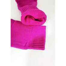 Women Toe Separator Socks Toeless Foot Alignment Socks For Yoga GYM Massage Pain Relief Improves Circulation Stretchy - RoseRed - View 3