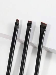 Bộ 3 cọ trang điểm, bao gồm cọ kẻ mắt vát, cọ kẻ lông mày và cọ tán phấn mắt siêu mảnh, bộ cọ trang điểm, bộ cọ trang điểm đầy đủ, dụng cụ trang điểm hoàn chỉnh, bộ cọ trang điểm, bộ cọ trang điểm, bộ quà tặng trang điểm - Nhiều kiểu dáng - Xem 6