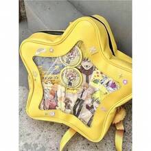 Original Cute Kawaii Ita Bag Anime Five Pointed Star Two-Dimensional Crossbody Bag Street Fashion Ulzzang Shoulder Bag - 粉色 - 查看 1