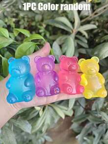 1/3/4/5pcs Shiny Crystal Salamander Squishy Toys, Soft Slow Rebound, Anti-Stress Fidget Toys, Cute Small Gadgets, Taba Squishy, Portable Travel Finger Pinching Toys, Soft & Adorable, Suitable For All Ages Including Autism, Office Workers, Students, Ideal Holiday Gifts, Small Cute Fun Gifts - 彩色 - 查看 38