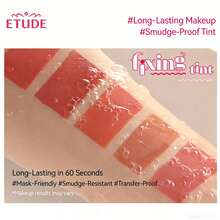 ETUDE Fixing Tint Lip - Watercolor Matte Lip Gloss, Moisturizing & Smudge-Proof Formula, Waterproof & Long-Lasting, Korean Vegan Certified, Blurring Liquid Lipstick - 08 Dusty Beige - View 5