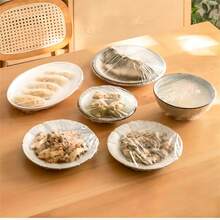 10/50/100pcs Reusable Stretch Silicone Food Covers, Silicone Wrap, Alternative To Kitchen Bowl & Plate Sealing Covers - Clear - View 3