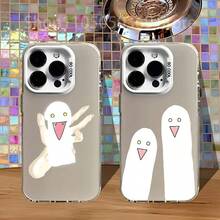 BL Manhwa White Matte Finish,Fingerprint Proof Phone Case For 17,16,15,14,13,12,11,Pro,Max,Plus - z3 - 查看 3