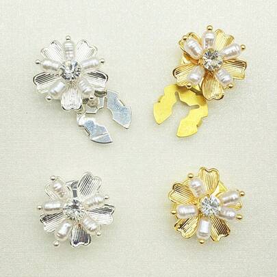 1 chiếc khuy áo sơ mi, khuy cài tay áo hình rùa đính pha lê thời trang, phụ kiện áo sơ mi.