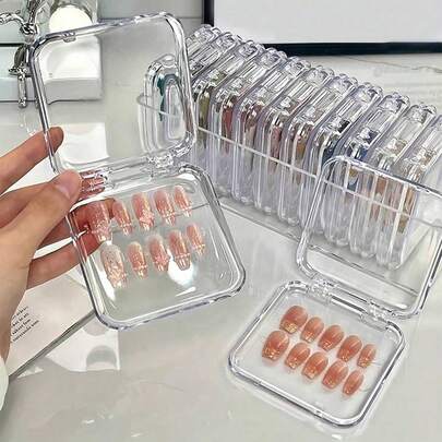 Hộp đựng sơn móng tay trong suốt, Hộp đựng móng giả, Hộp đựng móng bấm, Hộp trưng bày móng, Hộp đựng móng nhân tạo, Hộp đựng dụng cụ làm móng, Hộp đựng dũa móng, Hộp đựng trang sức, Túi đựng đồ, Hộp đựng cọ trang điểm, Hộp đựng cọ trang điểm, Hộp đựng nước hoa, Túi đựng mỹ phẩm, Quà tặng cho nữ, Quà Giáng sinh, Quà tặng sáng tạo cho nữ, Trang trí phòng