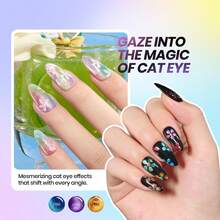 Beetles 36 Colors Gel Nail Polish Set, Pastel Jelly Pink Purple White Green Glitter Gel Kit With Base & Top Coat, Nail Tools, Soak Off UV Nail Art, Salon DIY Manicure Gift For Women - 53 Pcs 48 Colors Vivid Moments - 查看 6