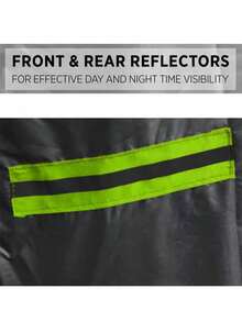 Funda universal para coche con tiras reflectantes completas para protección solar, a prueba de polvo, impermeable, protección UV y resistencia a arañazos. - A - Ver 5