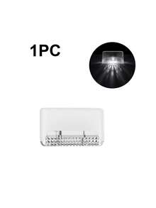 Luces solares para valla y escaleras, luces LED de ambiente nocturno, fácil instalación, adecuadas para vallas, escaleras, senderos, patios y jardines, hoteles, decoración de iluminación paisajística - Talla única para todos - Ver 17