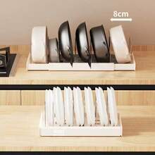 Pots And Pans Organizer Rack, 1-Pack, Ultimate Kitchen Storage Solution - Space-Saving Expandable Rack With Pot Lid Holder, Utensil Rack, And Drain Board - Multicolor - View 1