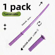 3D Spiral Retractable Sword, Samurai Retractable Knife, Rotating Samurai Sword Blade, Banana Sword, Carrot Sword, Toy - Multicolor - View 10