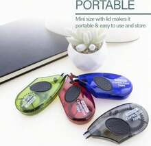 BAZIC Products Correction Tape 5 Mm X 236", Easy To Use Applicator White Out For Instant Corrections For Office School &Amp; Home, 1 Unit, Random Color - ColorA - View 2