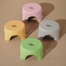 1 chiếc ghế đẩu nhỏ dày dặn, có thể xếp chồng lên nhau, chắc chắn và bền bỉ, thích hợp dùng trong nhà bếp, phòng tắm, phòng ngủ, phòng khách. - Nhiều màu - Xem 3