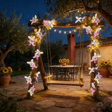 1pc LED Enchanted Butterfly Branch Faux Vine With Lights, LED Strip Light Lamp Vine For Home Fireplace Wall Table Wedding Anniversary Proposal Parties Mother's Day Easter Spring Summer Four Seasons Decor - trắng ấm - Xem 2