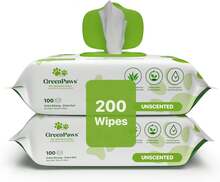 Unscented Grooming Wipes 2 Pack 400 Total Wipes For Dogs Cats Plant Based Compostable Multi Purpose Cleaning For Paws Butt Body Ears - Gói 200 chiếc/hộp - Xem 7
