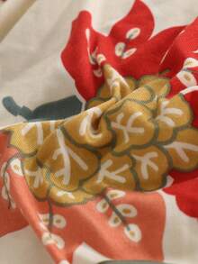 1件几何图案裙式沙发床罩（无扶手），聚酯纤维材质，四季皆宜，简约现代 - 米色 - 查看 11