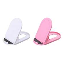 1个便携式可折叠桌面手机/平板电脑支架，创意床头手机支架，时尚小巧设计，方便免提观看，多功能手机支架，小礼物 - 彩色 - 查看 16