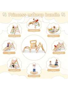 Baby Climbers & Play Structures - Natural Wood Color - View 9