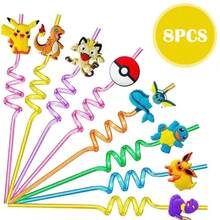 Themed Colorful Reusable Drinking Straws, Baby Shower Toys, Children's Party Decorations And Gifts - Multicolor - View 13
