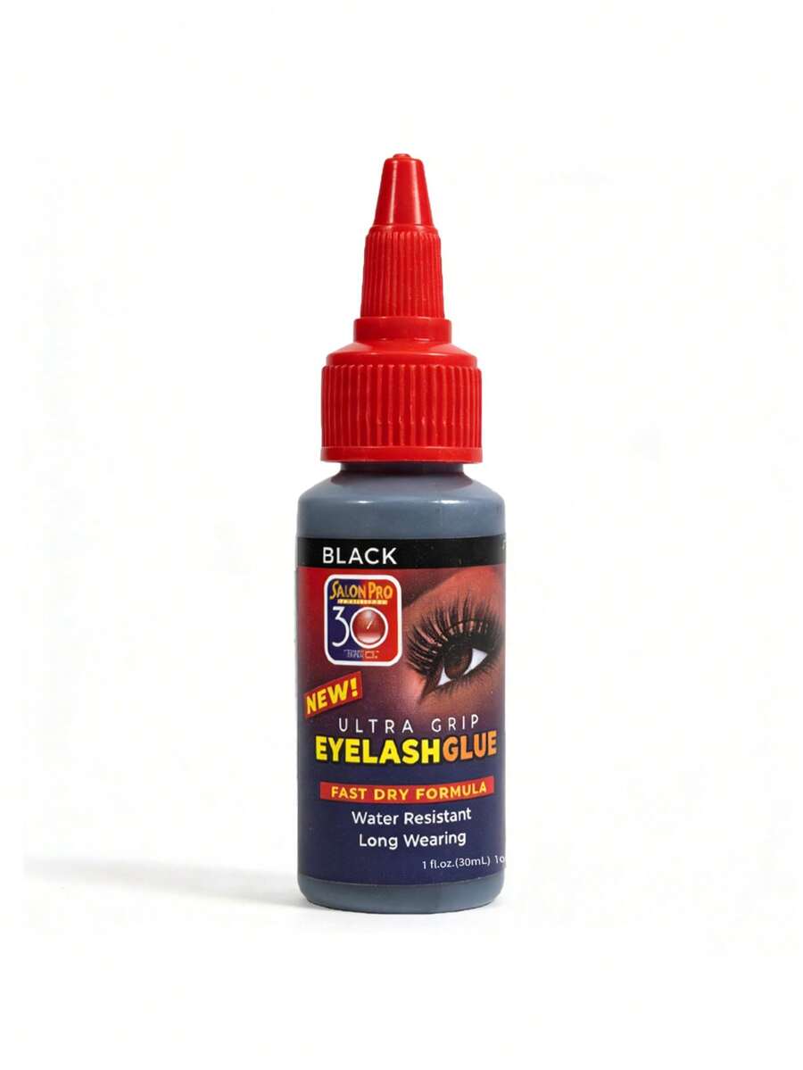 SalonPro 30-Second Extra Strong Black Eyelash Glue - Professional Salon-Grade Formula, Quick Drying, Waterproof, Long-Lasting Wear - View 1
