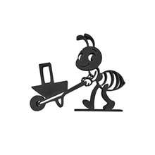 独立式蚂蚁造型纸巾架装饰品，趣味动物卷纸巾架，可爱立式餐巾纸架 - 彩色 - 查看 13