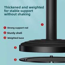 1pc Green Adjustable Portable Desk Phone Holder, Suitable For Home And Office Use - Default - View 5