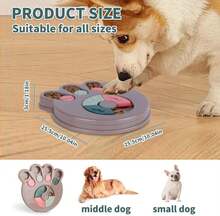 Interactive Dog Puzzle Toy &Amp; Slow Feeder Bowl - Puppy Chew Toys For Boredom Relief, Mental Stimulation, Aggressive Chewers,Dog Puzzle Toy - White - View 4