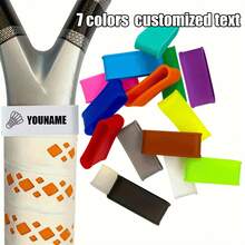 Agarre personalizado/Material de silicona/Agarre de raqueta de pickleball/Accesorios de raqueta de tenis/Regalo DIY para entusiastas del pickleball - Multicolor - Ver 5