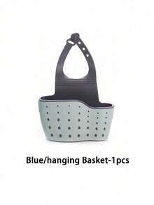 Hanging Sink Organizer With Silicone Storage, Adjustable Strap, Sponge & Drain Rack - General Purpose - View 11