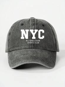 1 chiếc mũ lưỡi trai phong cách Y2K NYC unisex, mũ chống nắng ngoài trời phù hợp cho thể thao và đi làm hàng ngày. - Mũ bóng chày - Xem 15