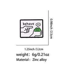 I WANT TO BURN THINGS Funny Frog Quotes Enamel Pins Cartoon Animals Raccoon Brooch Lapel Pin Badge On Backpack Clothing Accessories Fashion Jewelry Gifts - Black - View 15