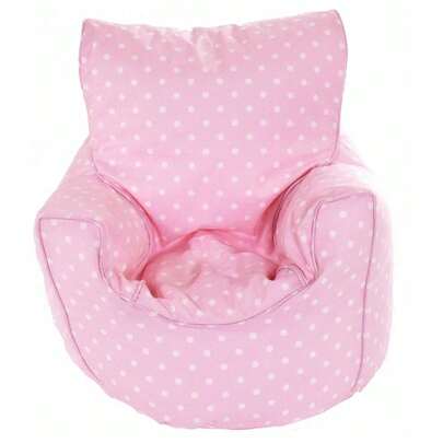 Cotton Pink Spots Bean Bag Arm Chair With Beans Child Size From Bean Lazy