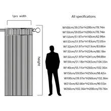 2 tấm rèm voan mỏng nhẹ màu trắng - Trang trí cửa sổ thanh lịch cho phòng ngủ, phòng khách, nhà bếp - 2pcs - Xem 3