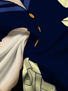 男士3D印花波巴·费特图案T恤 - 复古漫画艺术，透气修身休闲款，可机洗，日常穿着，趣味设计，舒适面料 - 薑色 - 查看 7