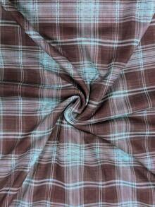 休闲格子不对称下摆半身裙，夏季 - 彩色 - 查看 9