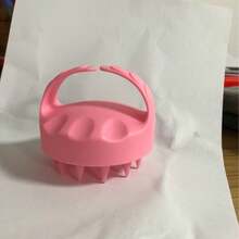 硅胶头皮按摩刷，柔软硅胶刷毛头皮清洁器，去除头皮屑，促进头发生长，干湿两用护发 - 彩色 - 查看 8