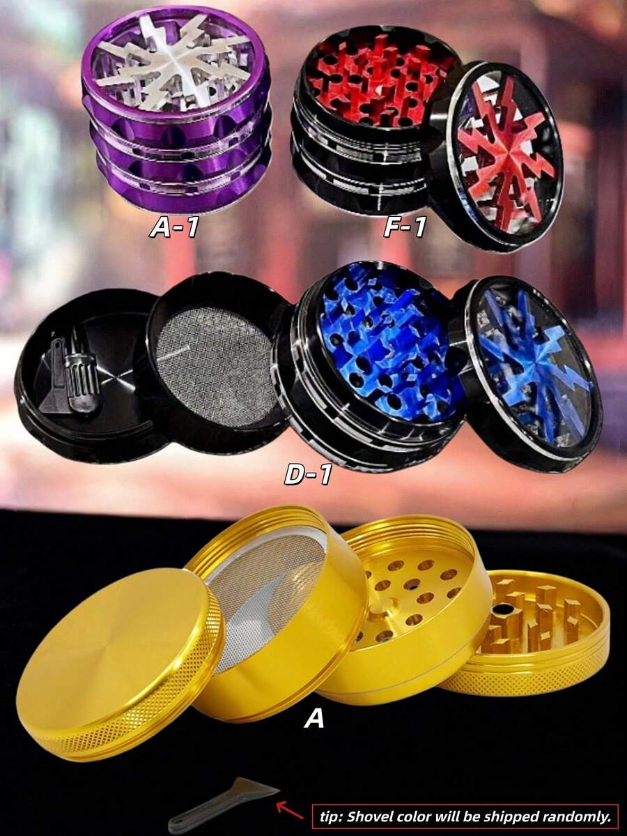 1个专业63毫米宽腔锌合金锋利齿轮高效研磨机，耐用手动研磨机，最佳母亲节礼物