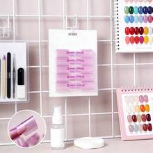 10pcs Nail Polish Protector Sleeves, Purple Nail Protection Covers, Nail Polish Shields, Nail Oil Protection Clips, Nail Polish Applicator Finger Separators Manicure Tools, Durable And Lightweight Nail Care Tools, Transparent Design For Nail Polish Application And Removal - Multicolor - View 4