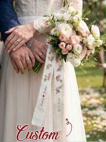 Customized Cute Butterfly Wedding Veil, Customized Wedding Veil, Customized Bridal Veil With Text. Bride-To-Be Customized Name Bow Veil. - Multicolor - View 5