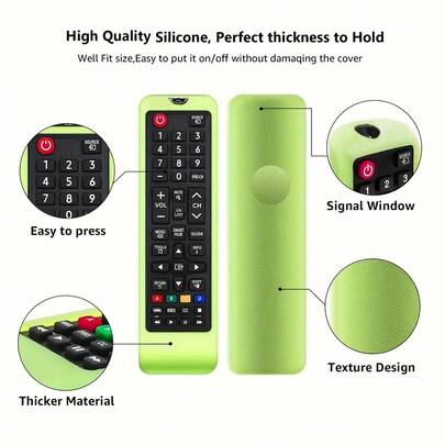 Funda protectora de silicona para control remoto adecuada para los modelos BN59-01315A, BN59-01301A, BN59-01315A, BN59-01199F
