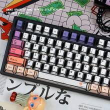 Smoke Cloud Graffiti Style Customized Keycaps Fit Mechanical Keyboard - View 3