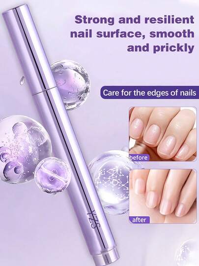 SAUA Bút chăm sóc móng, bút dầu dưỡng biểu bì, bút đẩy biểu bì đầu gốm, dễ dàng chăm sóc móng xước và móng khô hư tổn, nuôi dưỡng, làm chắc khỏe và bóng mượt móng.