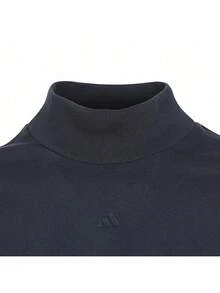 Sudadera unisex Adidas, nueva camiseta de entrenamiento de baloncesto, fitness y casual de cuello alto y manga larga, primavera 2026, JE3769 - Cielo nocturno azul - Ver 3