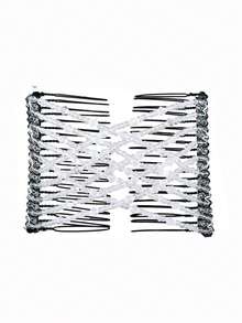MH 1 buc pieptene magic pentru păr, pieptene dublu elastic, agrafe de păr cu mărgele elastice pentru femei și fete, coafură vintage, accesorii multifuncționale pentru păr, extensie de coc, agrafe de coafat, vară, vacanță, călătorie, festival, petrecere - Multicolor - Vizualizare 7