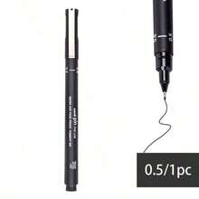 1pc Precision Micro-Tip Pen /Fine LinePen / Technical Drawing Pen - WaterproofMedium Tip, Suitable ForSketching And Office Documents, SchoolSupplies, Back To School - Fine Pen - View 15