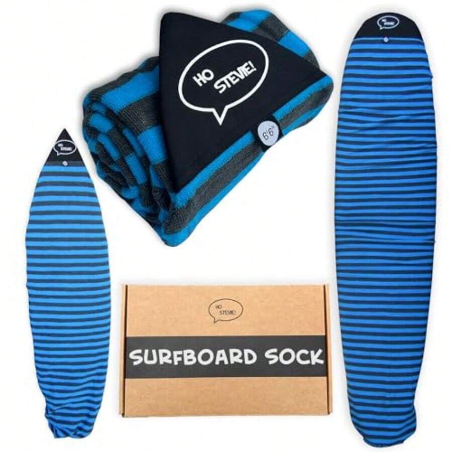 Ho Stevie! Funda protectora ligera para tabla de surf elige tamaño y color - Azul y gris - Ver 1
