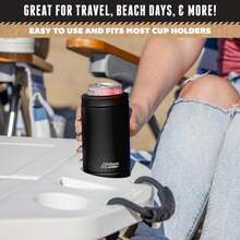 DUALIE 3 In 1 Insulated Can Cooler - 15+ Colors - Universal Size For 12 Oz Cans, Slim Cans, And Bottles - ColorA - 查看 5