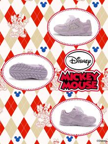 Disney 米奇官方授权联名款 | 一双儿童运动鞋，适合日常、节日、运动和户外活动穿着。穿着舒适贴合脚型，防滑、耐磨、透气。（男童运动鞋、男童板鞋、儿童运动鞋、女童运动鞋、女童板鞋） - 紫色 - 查看 4