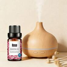 1 Bottle 10ml/0.33 Fl Oz Essential Oil, Suitable For Aromatherapy Diffusers, Humidifiers, Aromatherapy, Candle And Soap Making, Lavender, Jasmine, Peppermint, Sandalwood, Rose, Tea Tree, Deep Ocean, Sweet Orange, Lemon, Lily, Chamomile, Freesia - 10ml - View 2
