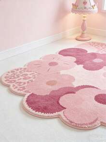 1 buah Karpet Tebal Motif Leopard Bunga, Karpet Area Mewah, Cocok untuk Musim Gugur/Musim Dingin, Dekorasi Kamar Tidur/Ruang Tamu, Dapat Dicuci, Hadiah Hari Ibu - MultiWarna - View 4